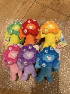 最安値) 推しカラーミャクミャク　ボールチェーンマスコット コンプ 6体セット