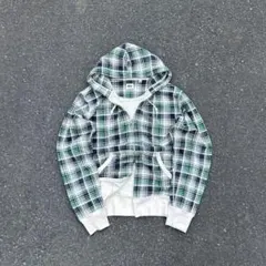 00s old uniqlo チェックダブルジップ C-boy y2k