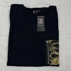 【新品タグ付き】MICHEL KLEIN 迷彩ポケット Tシャツ ブラック