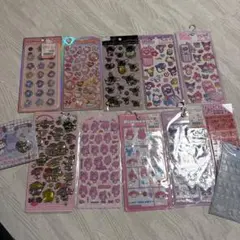 サンリオ シール 12点セット キティ マイメロ クロミうるちゅる 平成