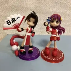 ピンキーストリート キャラ キングオブファイターズ不知火舞 麻宮アテナフィギュア