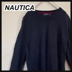 ノーティカ　NAUTICA Vネックセーター　プルオーバー　ネイビー　ブラックのサムネイル