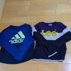 140cm adidas　Lee ロンＴ　セット