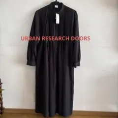 新品★【URBAN RESEARCH DOORS】ロング　ワンピース　黒　フリー