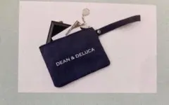 DEAN & DELUCA ストラップ付きポーチ ネイビーのサムネイル