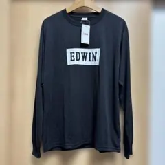 最終値下げ　EDWIN ベーシックプリント　長袖　Tシャツ　ボックスロゴ