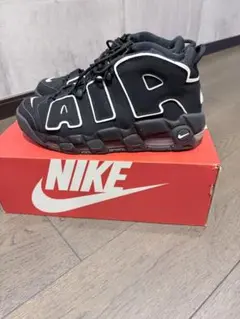 24時間限定価格！NIKE AIR MORE UPTEMPO ブラック ホワイトのサムネイル