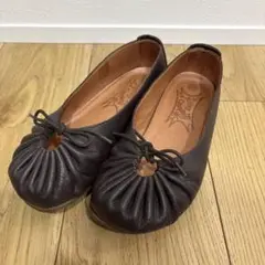 【美品】ジェフリーキャンベル 37 シュウマイシューズ　レザー フラットのサムネイル