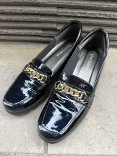 ★美品★ HILLS AVENUE ヒルズアヴェニュー ブラック レザーパンプス