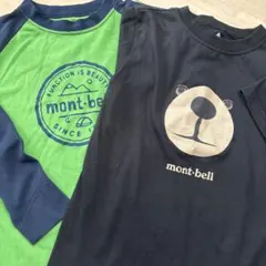 mont-bell kidsＴシャツ2点セット