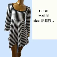 No.116 (☆)CECIL McBEEストライプチュニック