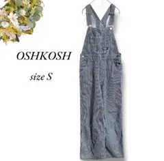 OSH KOSH オーバーオール S ストライプ ネイビー白 4437