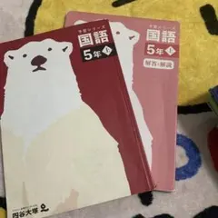 予習シリーズ 国語 5年生 解説付き
