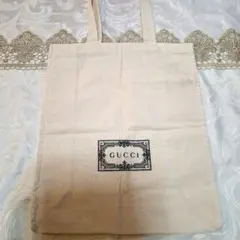 미사용 保管品☆GUCCI☆Cotton100％ トートバック 40×33