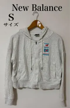 New Balance ニューバランス フルジップパーカー グレー　レディース