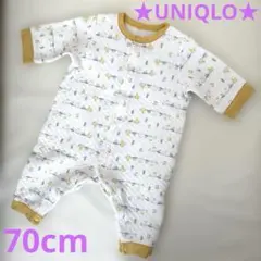 UNIQLO キルトロンパース 70cm