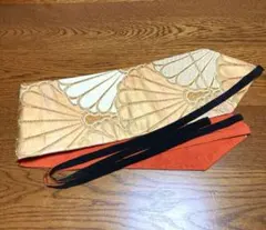 正絹袋帯と着物リメイク　サッシュベルト　M〜LL ハンドメイド