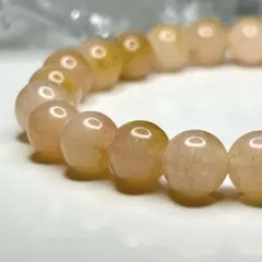 【自信・繁栄】 オレンジアベンチュリン ブレスレット パワーストーン レディース