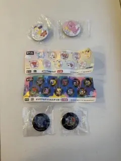 BT21 ピンバッジ・アクリルステッカーセット