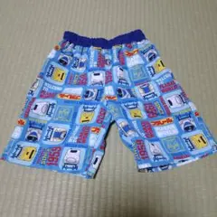 男の子水着 120　新幹線　電車　プラレール