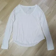 GAP Tシャツ　白　ホワイト 長袖カットソー XS　ユニセックス