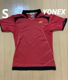 YONEX バドミントンシャツ S レッド