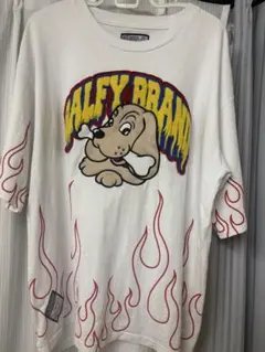 GALFY CRUTCH BRAND 犬プリントダメージTシャツ - メルカリ