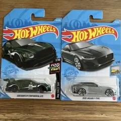 Hot Wheels 2018 BENTLEY 2020 JAGUAR 2台