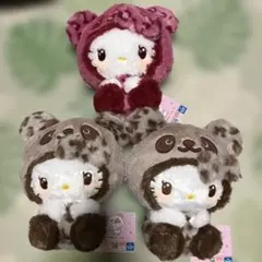 【最終値下げ】ハローキティ　ギャルパンダ♡BIGぬいぐるみ　3個　新品　未使用