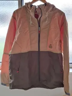 CHUMS フード付きナイロンジャケット Lサイズ ベージュ/カーキ