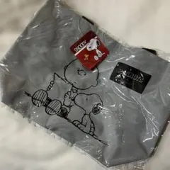 PEANUTS スヌーピー ランチトートバッグ グレー 新品未使用