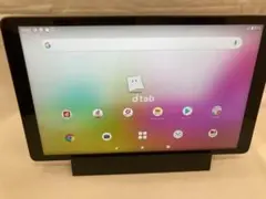 【良品】docomo dtab d-42A 本体（シルバー）　充電スタンド付属のサムネイル