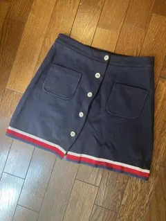 GUCCI キッズ スカート ネイビー 140cm サイズ10