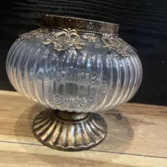 ヴィンテージ風リブデザイン花瓶