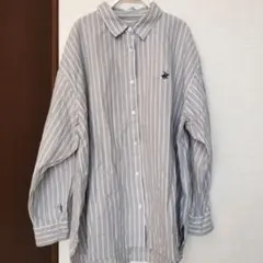 コットン素材の長袖シャツ　Мサイズ　ビバリーヒルズポロクラブ