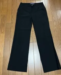 レディースブラックワイドパンツM LORELLA FAVAインポートwool
