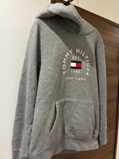 Mサイズ‼️TOMMY HILFIGER グレー フード付きパーカー