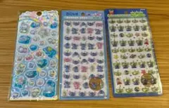 国内正規品 ボンボンドロップシール×2とぷくぷくあわわちゃんシールの3点セット