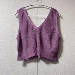 CHILD WOMAN ピンクパープル ベストのサムネイル