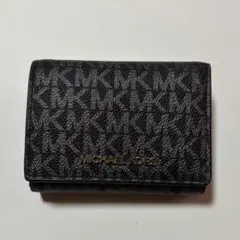 MICHEAL KORS 二つ折り財布 がま口 ブラック