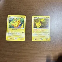 ピカチュウカード 2枚セット