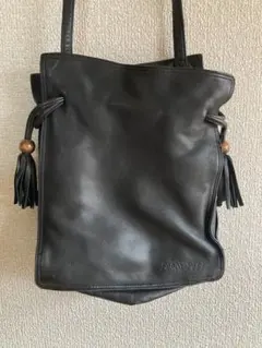 lenea pell レザー vintage ショルダーバッグ ブラック 黒