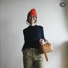 美品 chiiiibag Small Boston スモールボストン キャメルのサムネイル