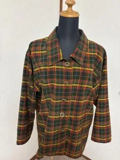 チェック柄 テーラードジャケット