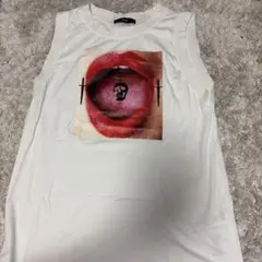 DIESEL ノースリーブ Tシャツ ホワイト グラフィック