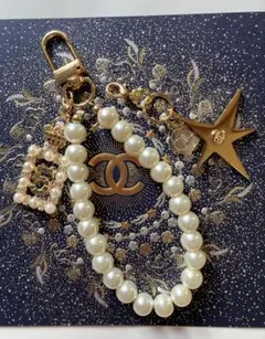 CHANEL _コメット カメリア　チャーム_＆キーホルダー