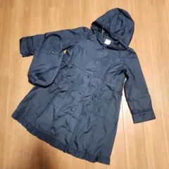 axes femme KIDS ネイビーコート