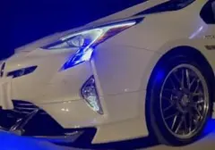 50プリウス ウインカーポジション ブルー 配線加工済み ポン付け