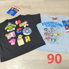 パウパトロール　半袖Tシャツ　90サイズ　新品　ニコロデオン　2枚セット