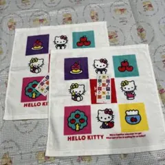 HELLO KITTY キャラクタータオル 2枚セット